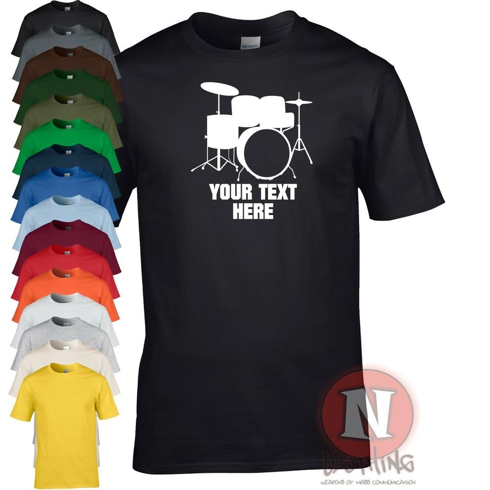 Drumkit T-shirt performance concert drum band customized personalized T-shirt