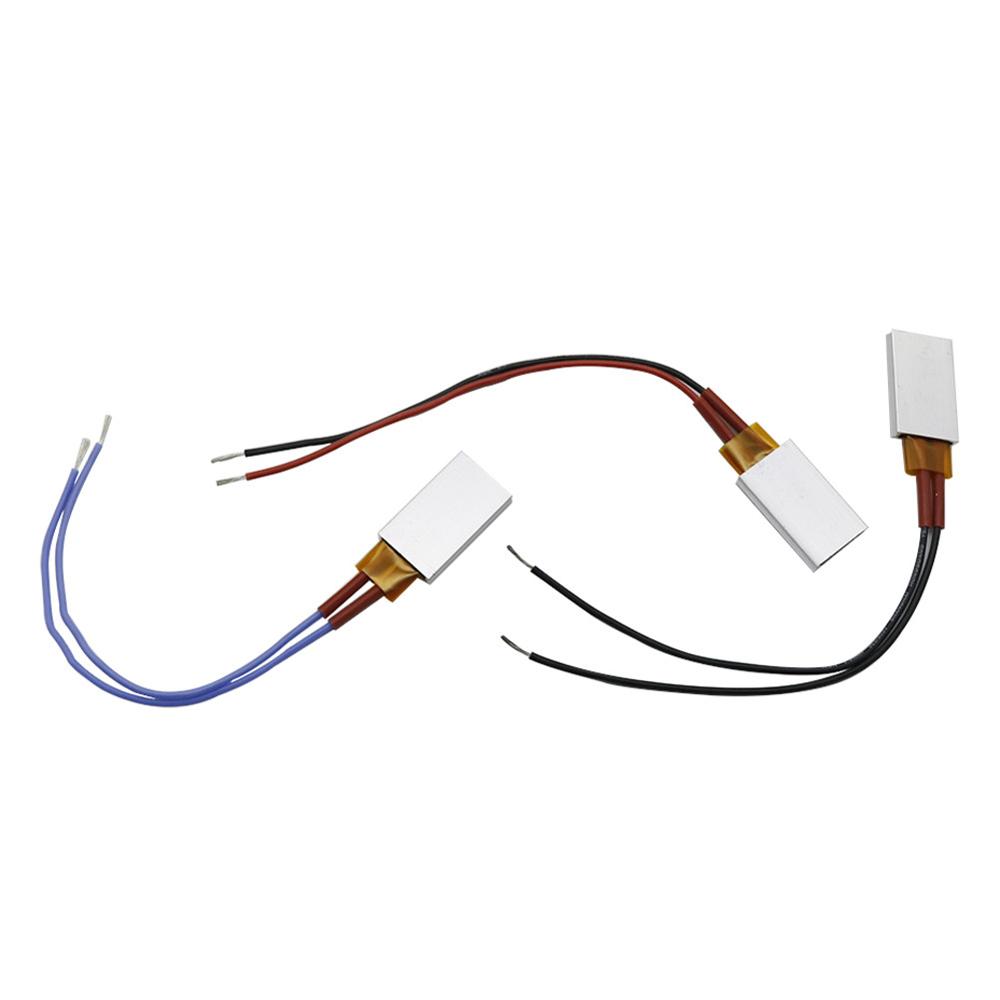 80°/120°/220° PTC Heating Element 12V Applicable Miniature Heating Incubator Pet House Heating Aluminum Shell Electric Heater