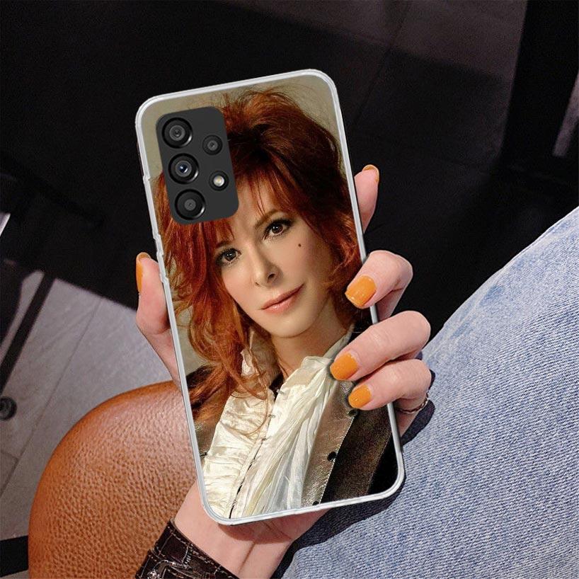 Mylene Farmer Handyhülle Für Samsung Galaxy A52 A32 A22 A12 A51 A31 A50S A30S A20S A10S Note 20 Ultra 10 Plus S10 A72 A71 Galaxy