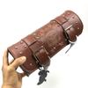 Universal Black Motorcycle Tool Bag Front Fork Handlebar Saddlebag Roll Barrel Racing Tail Barrel