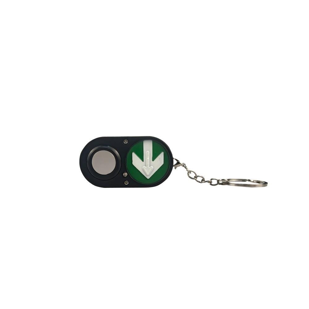 

Australian Sidewalk Traffic Light Button Keychain Commemorative Traffic Light Toy Kids Gift зелений