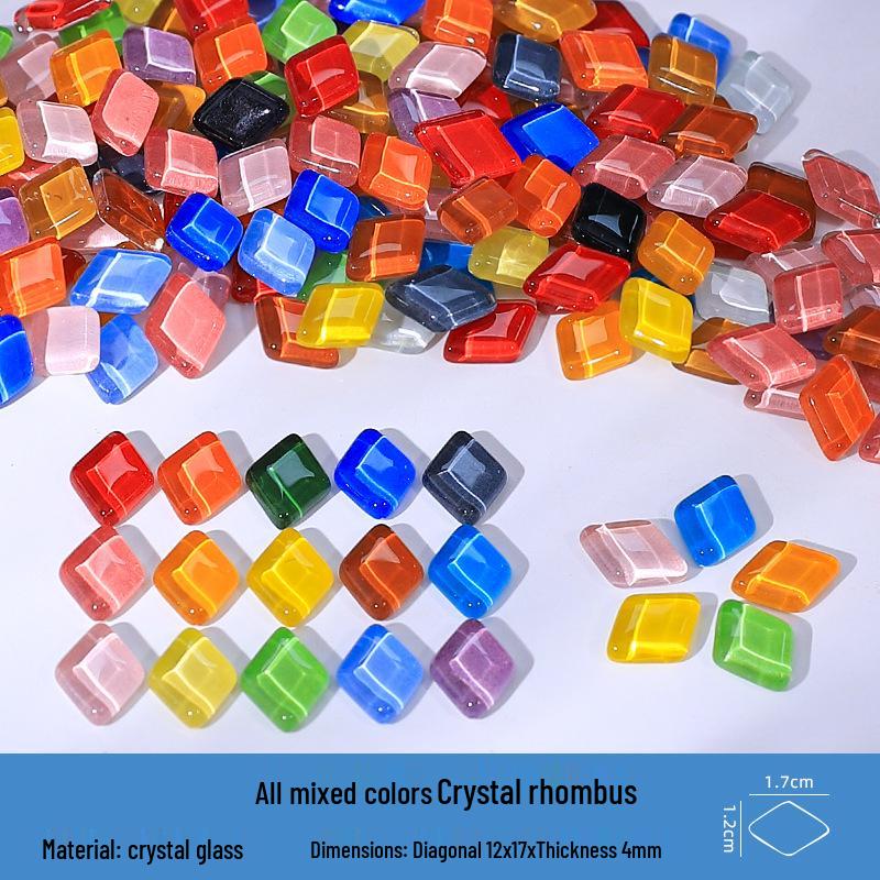 DIY Kreative Mosaik Glasscherben Aufkleber für Handgemachte Dekoration