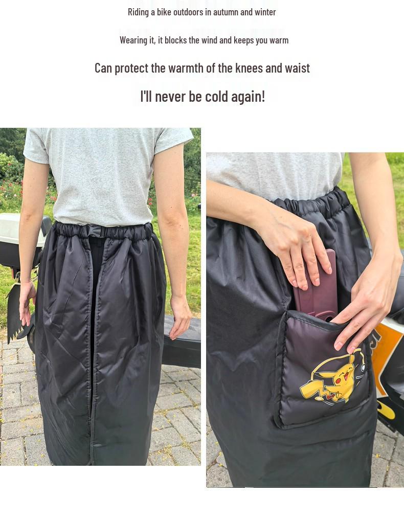 Windproof Wheelchair Travel Blanket - Winter Leg Warmer for Elderly