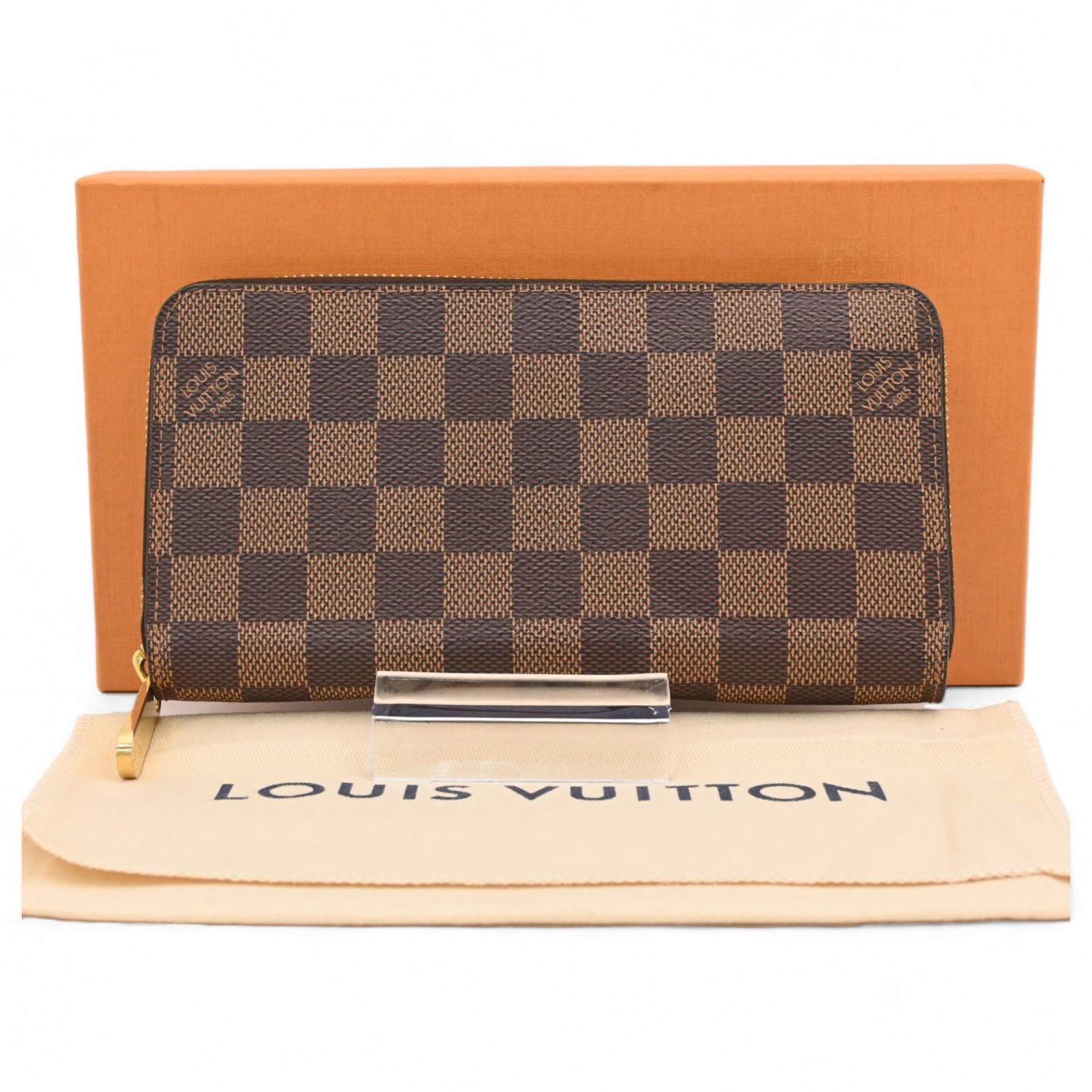 

Auth LOUIS VUITTON Damier Zippy Wallet Long Wallet PVC N41661 lv9955cw