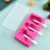 Ice Pop Maker, DIY Silicone Popsicle Mold with Lid, BPA-Free Easy Release Animal Shape Freezer Mold for Homemade Yogurt