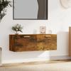 Vidaxl Wall Cabinet, Smoked Oak, 100X36.5X35 Cm
