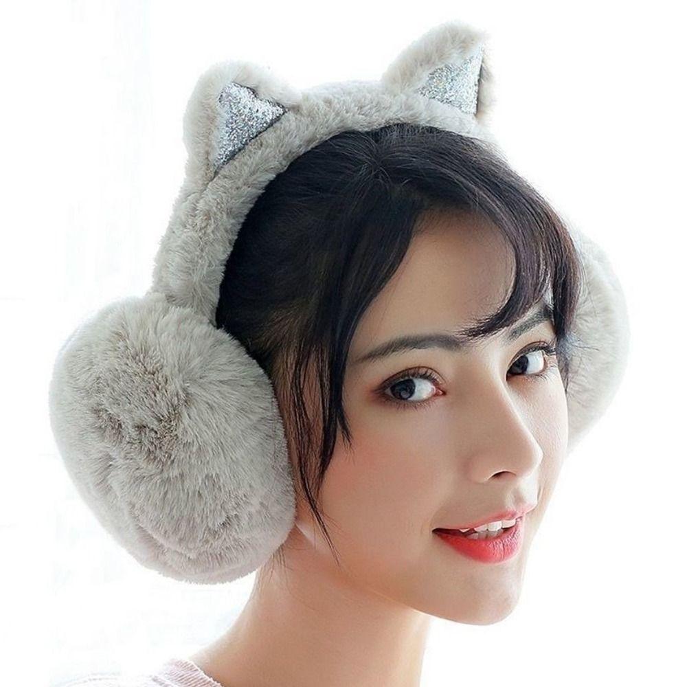 Thickened Plush Animal Ear Earflap Hat Frog Animal Style Plush Ear Cover  Autumn Winter