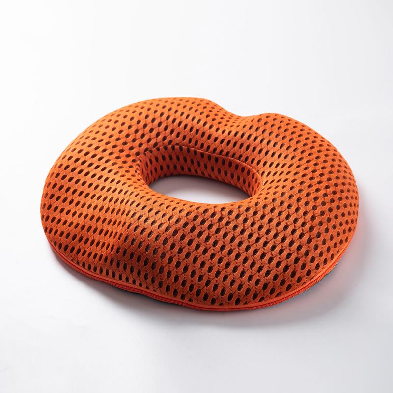 Ergonomic Hemorrhoid Relief Cushion: Breathable, Hollow Design for Pregnancy & Postpartum Comfort
