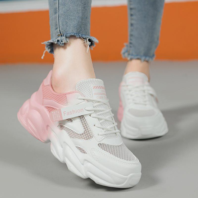 Women's New Trendy Thick-soled Tie-dye Sneakers