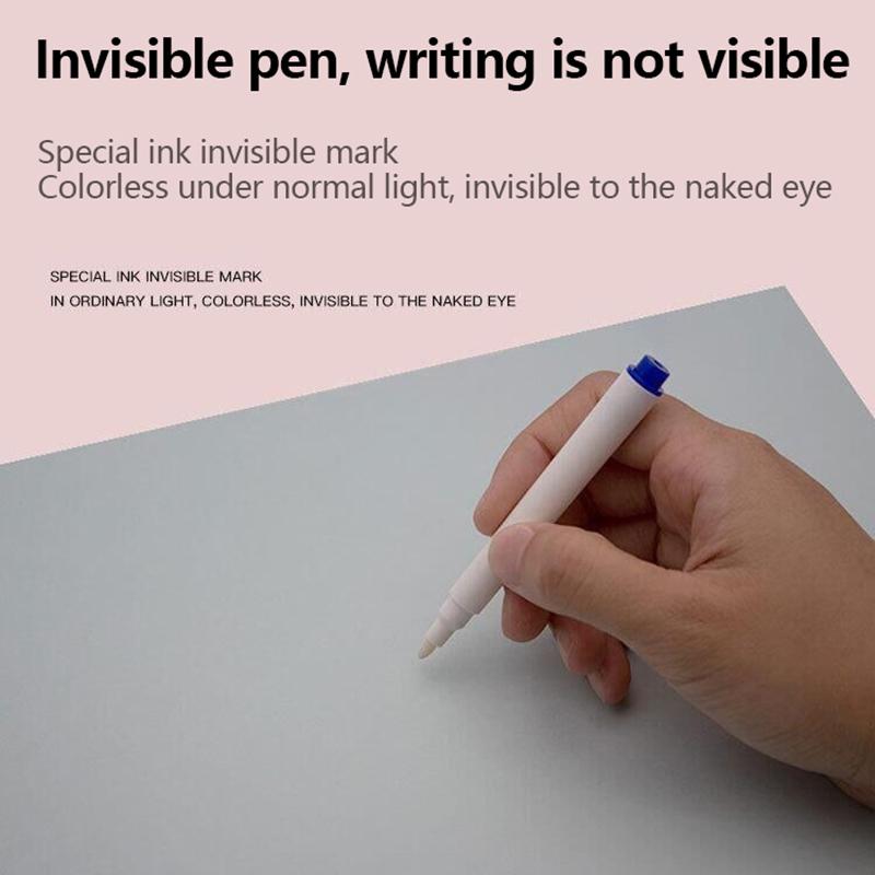 1Pc Monochrome Uv Invisible Highlighter Creative Ultraviolet Magic Ink Pen For Kids Party Favors Ideas Gifts Novelty Toy