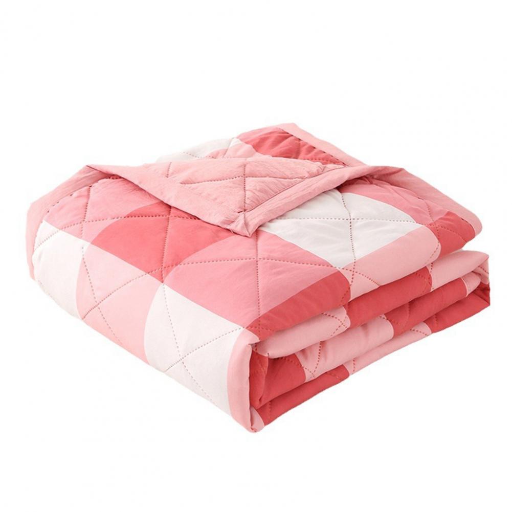Polyester Quilt Summer Quilt Breathable Lightweight Comforter Soft Queen Blanket For Summer Machine Washable Skin-Friendly