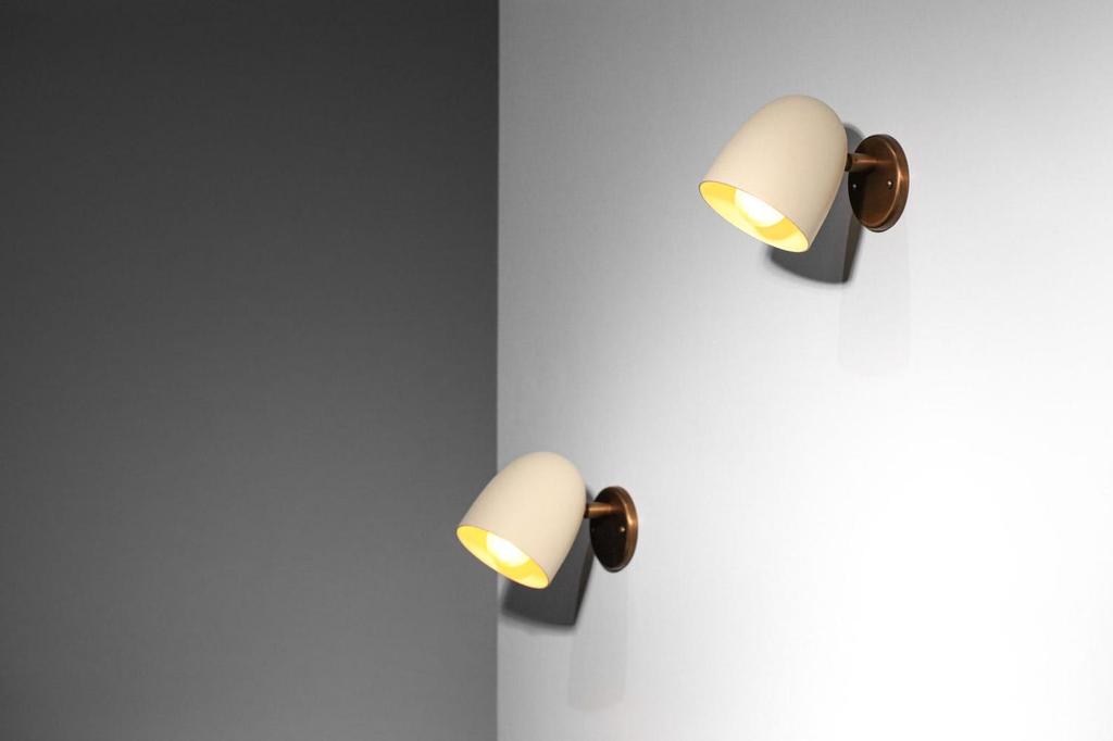 Italian Inspired Brass Wall Sconce Luxury Ivory Wall Lamp