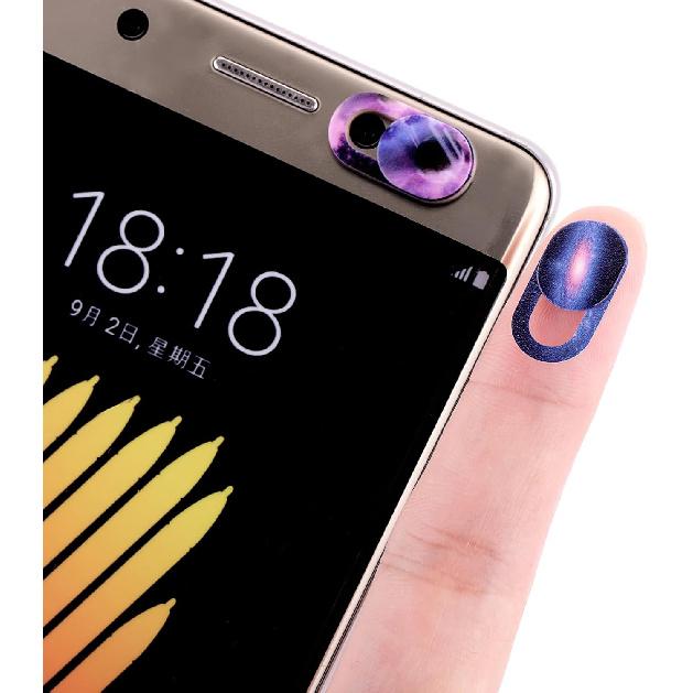 Amabro 8PCS Webcam Cover Slide, Starry Sky Laptop Camera Cover Slide Phone Camera Cover Ultra Thin Computer Camera Cover Slide Blocker Slider Privacy