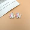 18 fun resin cat pendants, handmade animal pendants, used for jewelry accessories, earrings