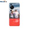 For Huawei P60 Pro Case Cute Heart Cartoon Painted Silicone Clear TPU Back Cover For Huawei P 60 P60 2023 P60Pro Phone Cases