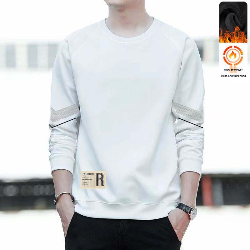 

Fast Shipping: Men s Winter Plus Velvet Hoodie, Loose Fit, Round Neck, Long Sleeve, Plus Size 4XL (for 160-180 kg)