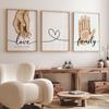 Personalized Hand of The Family Baby Poster Lover Gift Canvas Painting Nordic Wall Art Printing Room Decoration Pictures