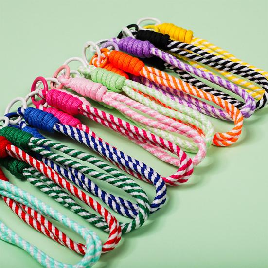 Corda Intrecciata Ciondolo Cinturino da Polso Corto con Anello di Sospensione Resistente all'Usura Leggero Cordino Portatile Accessorio per Borracce Telefoni Cellulari
