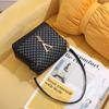 Bag Women's New Fashion Printed Word Jewelry Chain Crossbody Small Square Bag Single Shoulder Armpit Bag One Piece