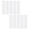 100Pcs Curtain Movement Essential S Shaped Quiet Track Glider Hook Track Drapery Hook