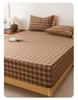 Cotton Fitted Sheet: Soft, Skin-Friendly, Moisture-Absorbing, Sweat-Wicking, Machine Washable Mattress Protector