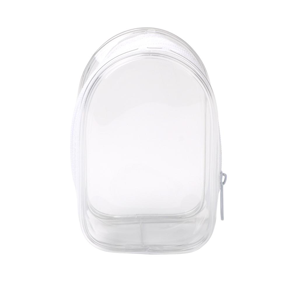 Portable Transparent PVC Organizer Box Bag Toy Storage Zipper Pouch for Doll Toy