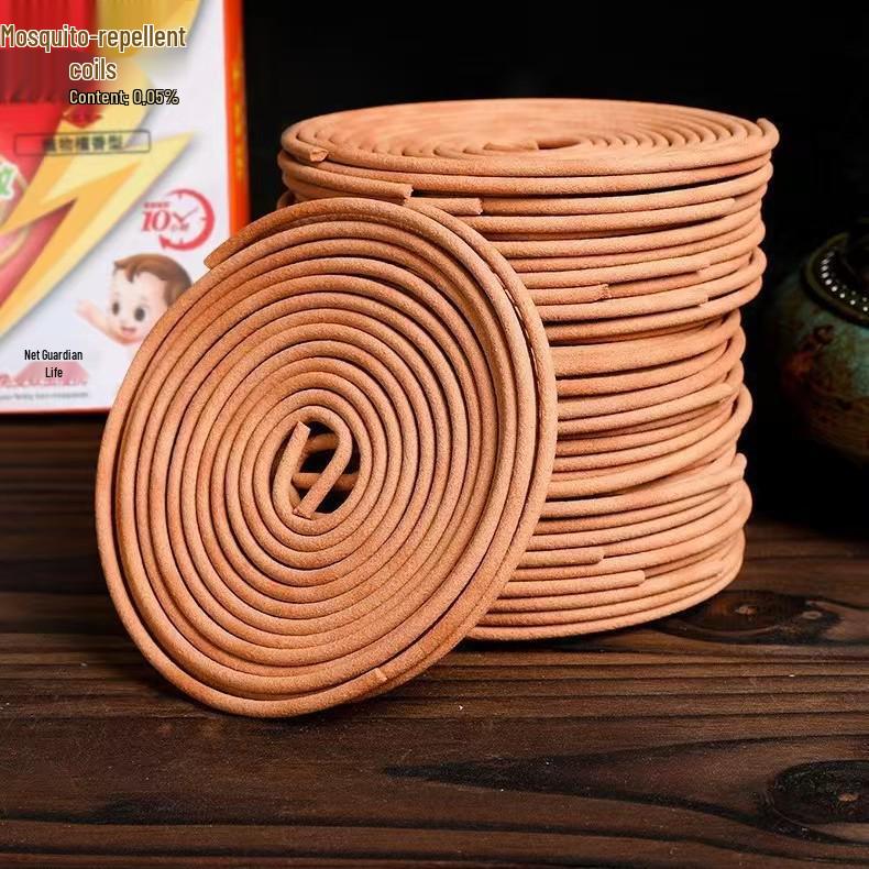 Yuanmao Sandalwood Mosquito Repellent Coil - Smokeless, Non-Toxic, Fresh Air Deodorant for Home and Hotels