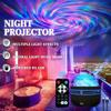 LED Star Galaxy Projector Lamp USB Auto Rotating Magic Ball Moon Light Colorful Starry Sky NightLights For Bedroom Home Decor