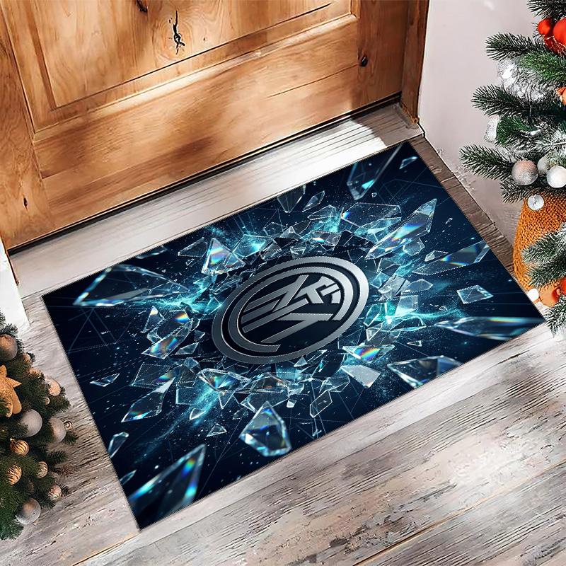 Borussia Dortmund Printed Flannel Area Rug Non Slip Soft Polyester Floor Carpet Indoor Decor Mat for Bedroom Living Room Sofa