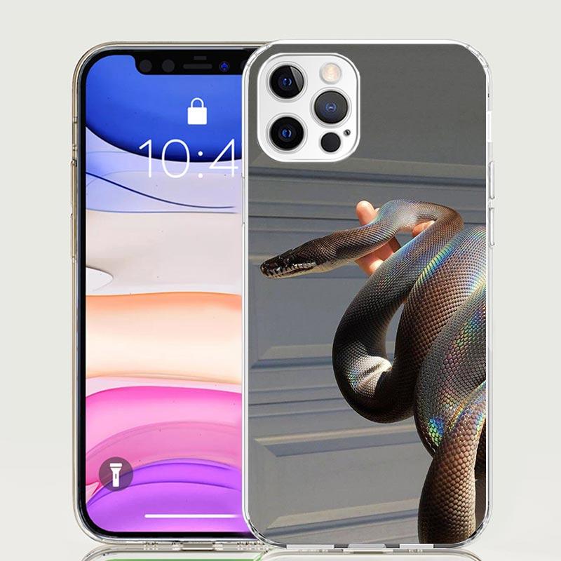 Animal Leather Snake Scales Phone Case for Apple iPhone 17 Air 16 15 Plus 14 + 13 Mini 12 11 Pro Max 7 8 SE 16Max Soft Shell Cov