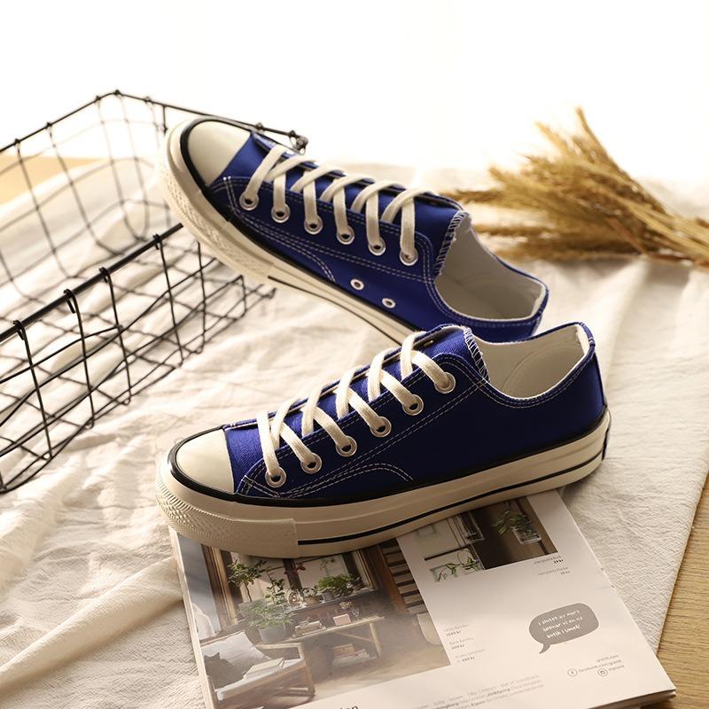 Royal Blue Canvas Shoes Women's Shoes Casual Shoes 18