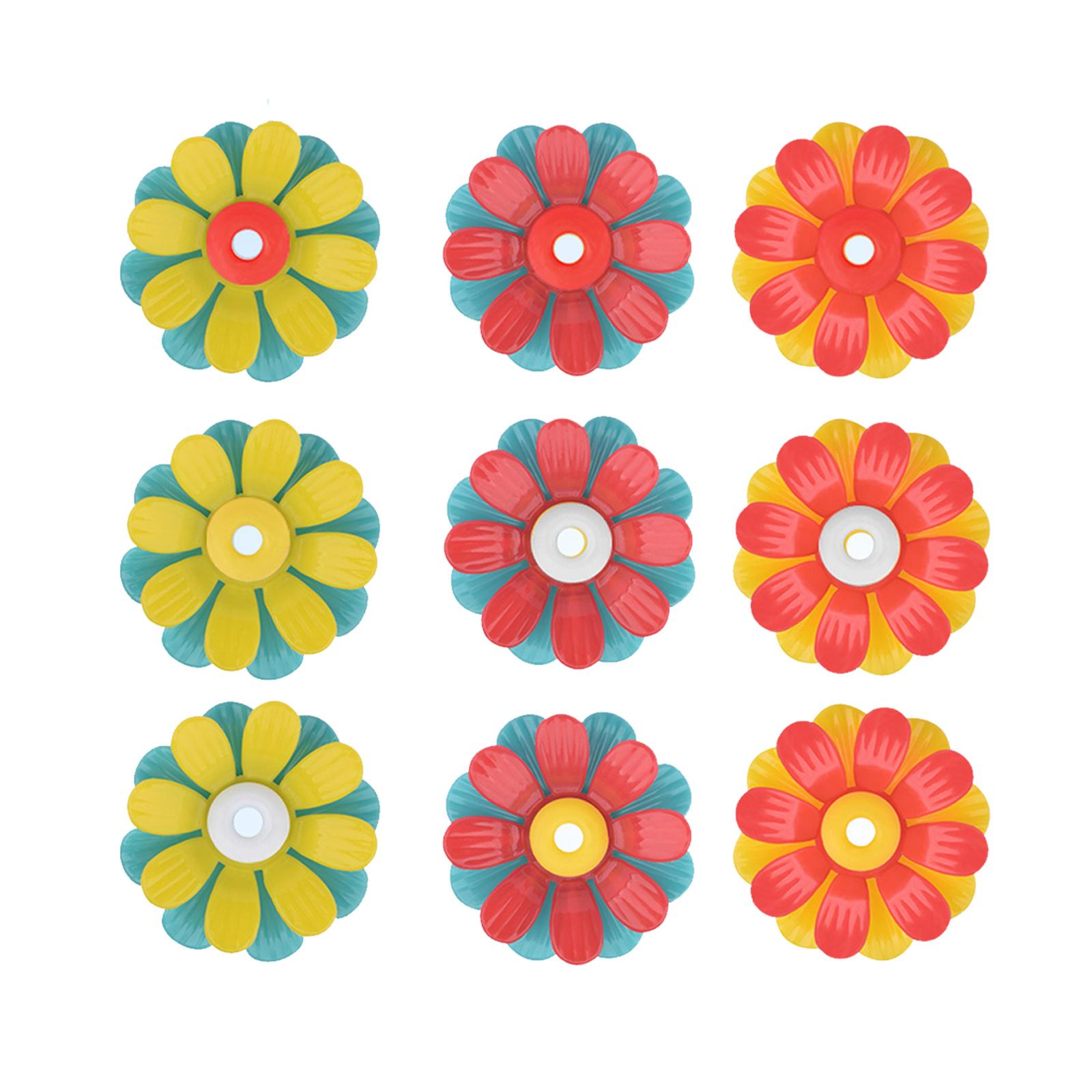 

9/30 шт. Красочные сменные цветы для кормушек для колибри, банка Мейсона, сменный набор цветов для кормушки для сада на открытом воздухе T9