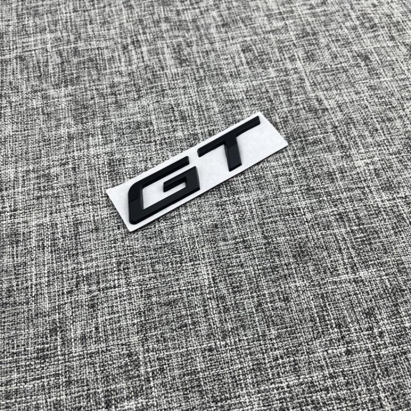 The new GT logo is suitable logo modification GT English letter metal body labeling gray rear tail label