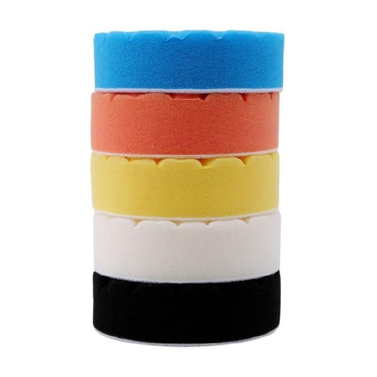 5Pcs Reusable Car Polishing Sponges In 5/6Inch Sizes Buffing Polishing Pad for Easy Wax Application