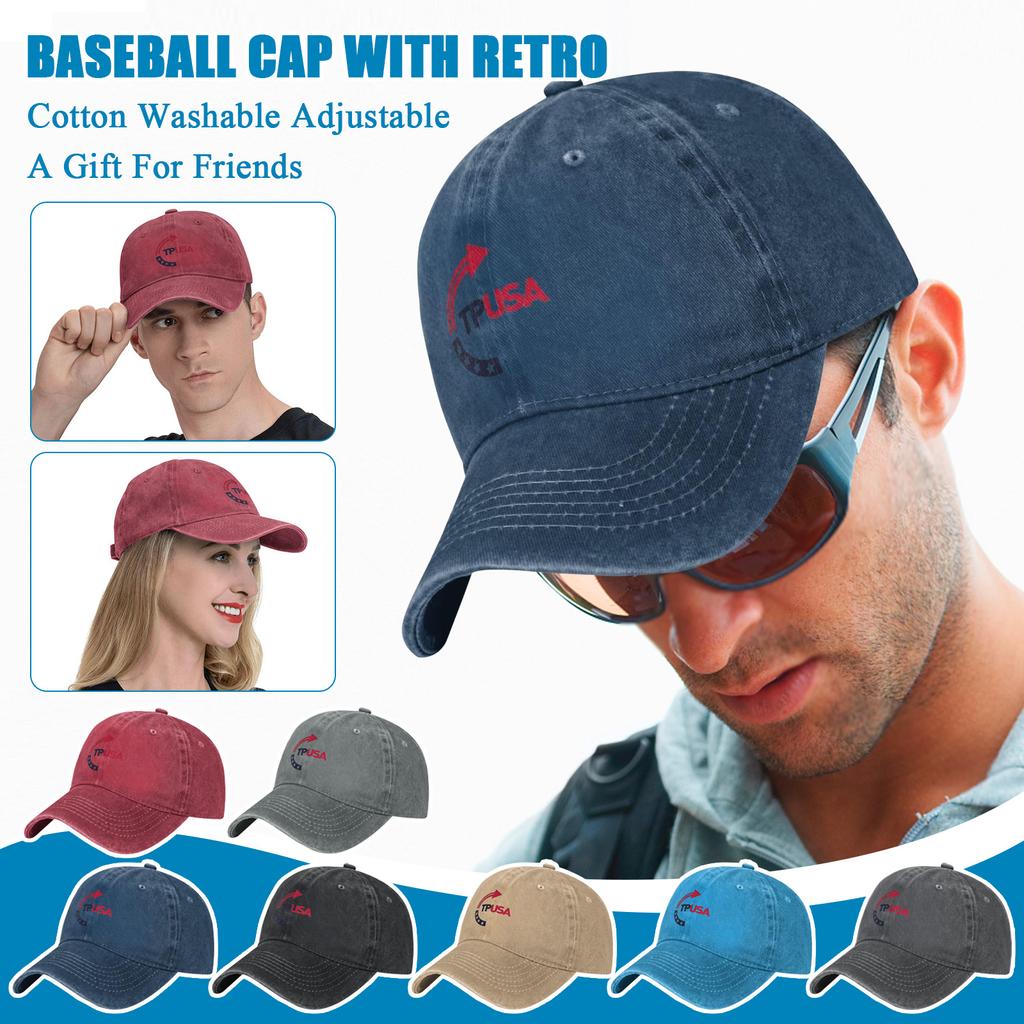 Baseball Cap With Retro , Cotton Washable Adjustable, A Gift For Friends