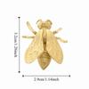 Retro Bee Brass Handle Furniture Hardware Wardrobe Drawer Pulls Trendy Cabinet Door Knobs  Dresser