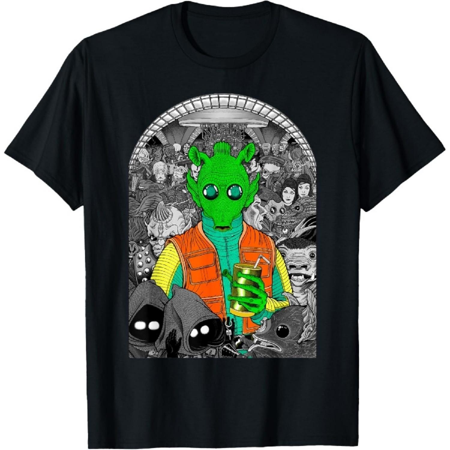 Звездные войны Кантина Мос Эйсли Где Гриндо Графическая футболка Футболка XXXXXL разноцветный