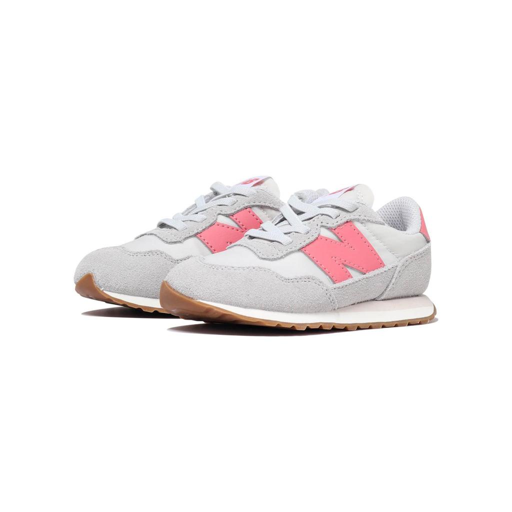 New Balance NB 237 Scarpe Basse Resistenti all'Abrasione per Bambini Piccoli Grigio Neonati e Bambini Piccoli IH237PK