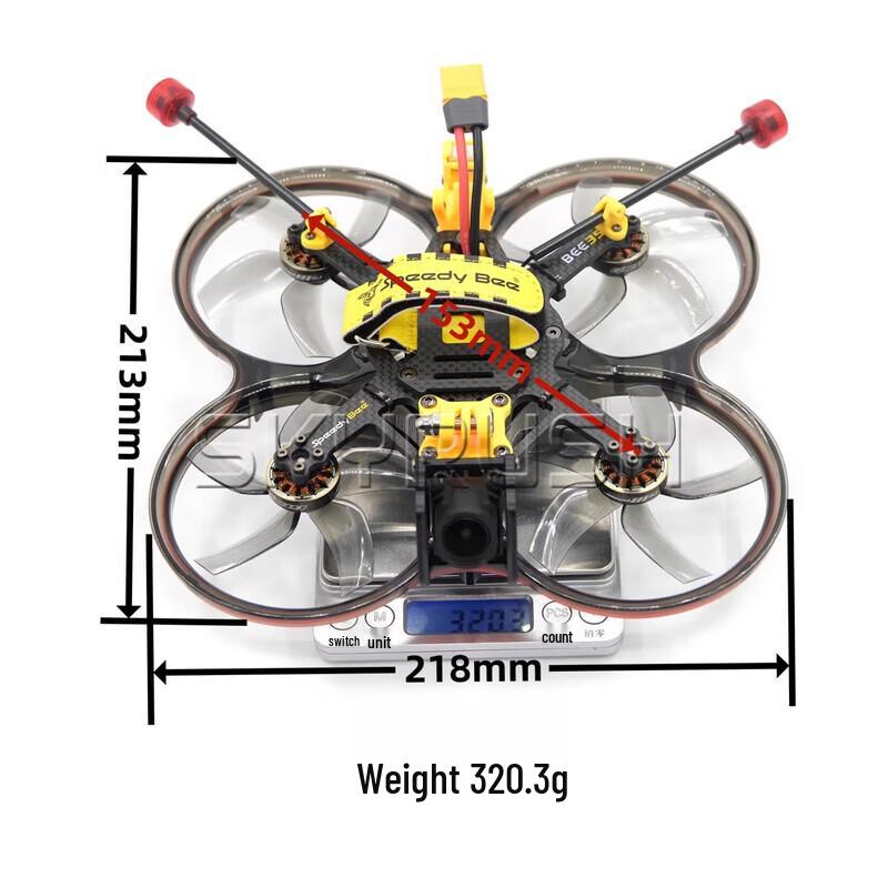 SKYRUSH Bee35 O4Pro 3.5-inch FPV Racing Drone Kit (CN version)