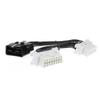 JieYuan High Quality 16 Pin OBD2 OBD 2 In 1 Splitter Extension Cable One Male To Two Female Y Cable OBD2 Splitter Extension