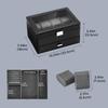 ProCase Watch PU Watch Storage Accessory Small Item Birthday Anniversary Gift Black Case, Material, 8-Watch Capacity, 2-Tier, Unisex, Box, Box, Case,