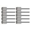 10Pieces Diamond Grinding Bit 8mm Head 3mm Shank For Rotary Tool Durable Abrasive Grinding On Glass Ceramic Alloy