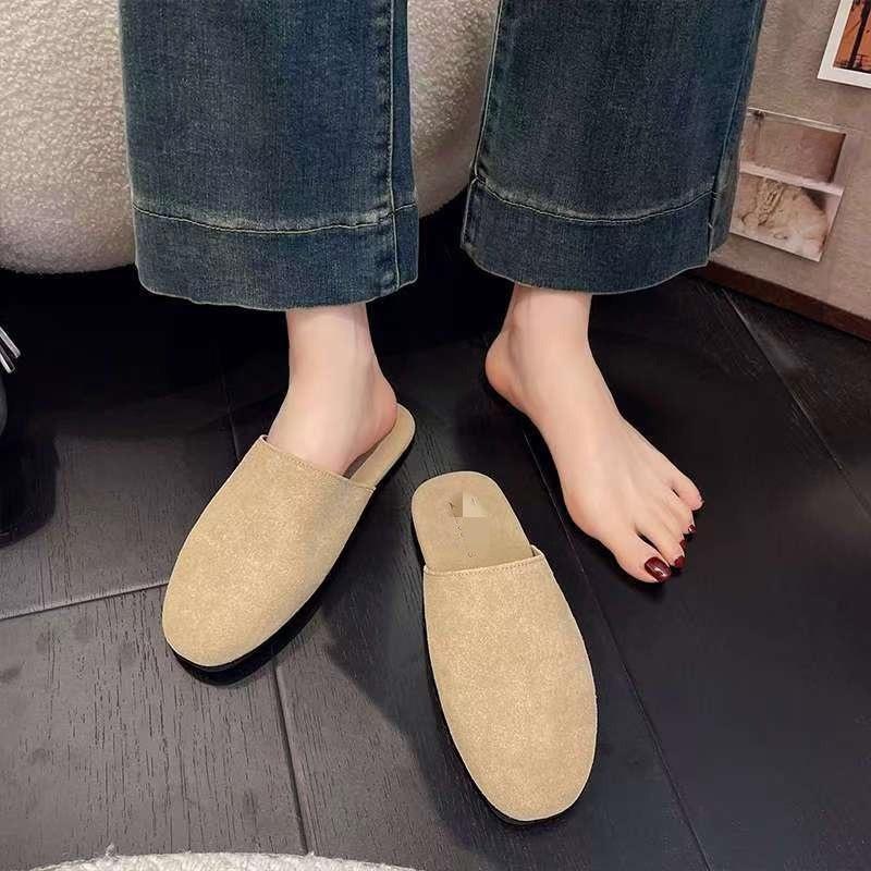 Der neue Stil der Burken Damenschuhe mit halboffener Zehenpartie und weichem Obermaterial, mit einem einzelnen Fußslipper