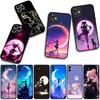 Anime S-Sailors Cartoon Moons Handyhülle für Samsung Galaxy A36 A17 A26 A07 A35 A54 A53 A13 A33 A34 S8 S9 S20 S21 FE S10 Plus
