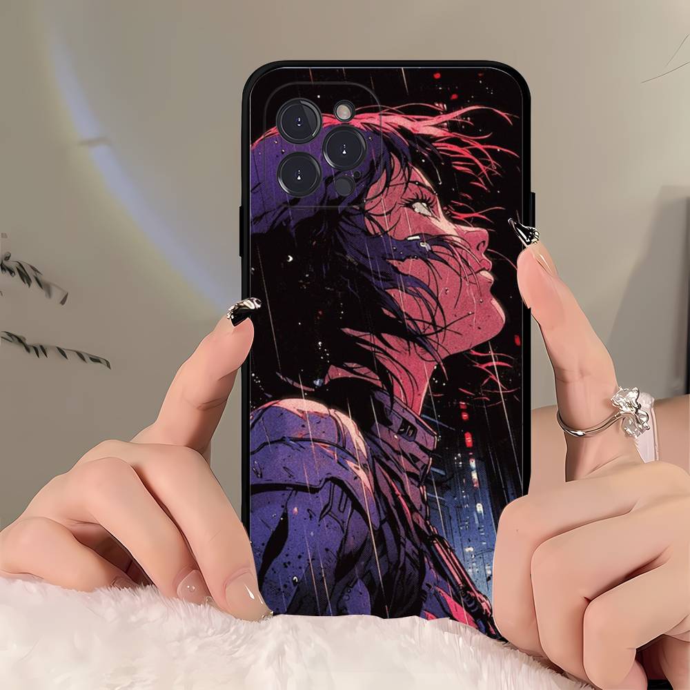 Anime G-ghost In The S-shell Cartoon Phone Case For IPhone 16 15 14 11 12 13 Mini Pro XS Max Cover 6 7 8 Plus X Funda Shell