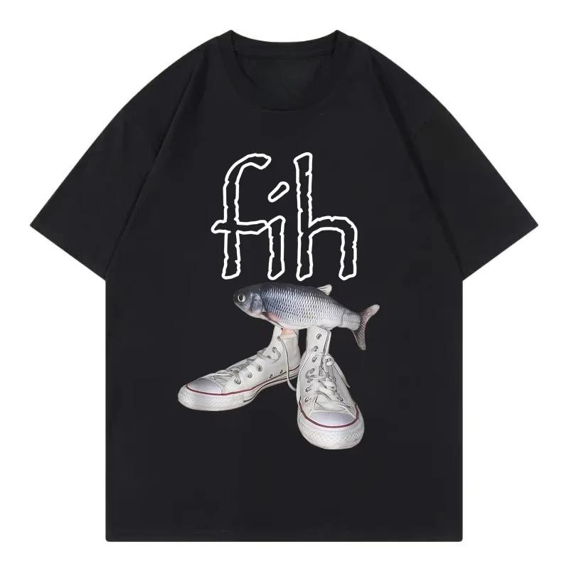 

Fih Calling Remind Me Mensaje Decline Aceptar Llamada Telefónica Camiseta De Pescado Divertido Traje Gráfico De Fishman Blusas M