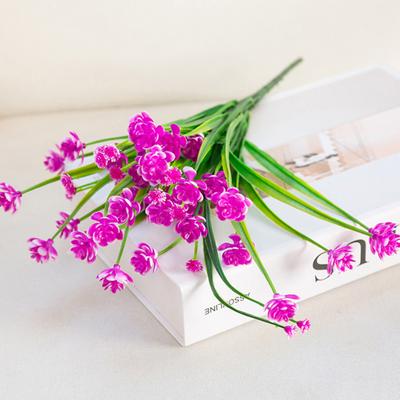 1 Zweig Kunstblume 7 gegabelt lebendig Kunststoff schön realistisch künstliche Frühling