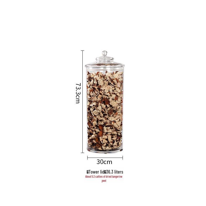 Large Capacity Moisture-Proof Storage Jar with Pagoda Lid