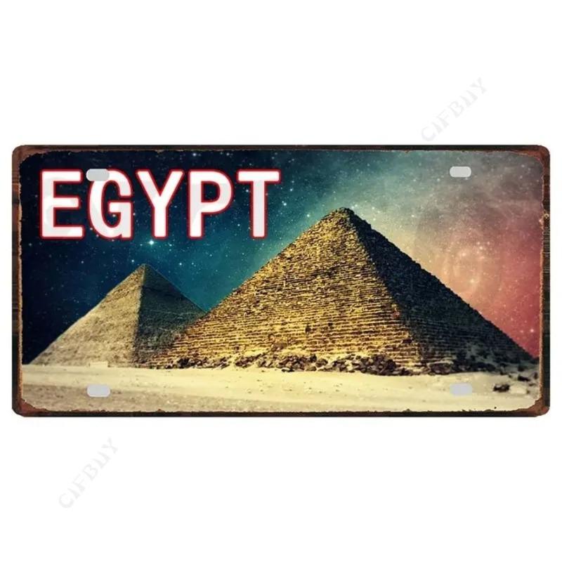 Souvenir Metal License Plate, Custom Auto Sign 15x30cm