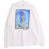 HANES 90s-00s Salvador Dali Organs and Hands Art Long Sleeve T-Shirt Tops XL whiteUsed